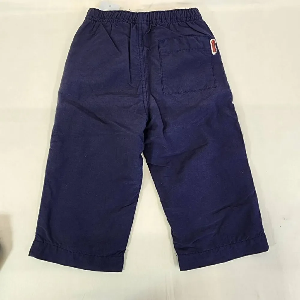 Gymboree Long-Sleeve Polo Stripe and Navy Pant Set Boys Size 18-24 mos NWT